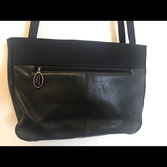 Hush Puppies dark navy leather bag - Picture 2 of 8